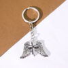 oly-4e92eb3d1a7a22616a33cfdace3a22ef Wholesale Punk Vintage Angel Wings Cross Keychain Pendant, Zinc Alloy Fashion Accessory for Bags