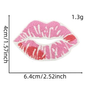 Pink cartoon cloth sticker 15#