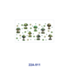 oly-4ec77ff1f14832057710166dc403fb8a Wholesale 5pcs Whimsical Watercolor Mushroom Wild Flower Jewel Gem Mixed Decor Prints 16oz Cup UV DTF Wraps