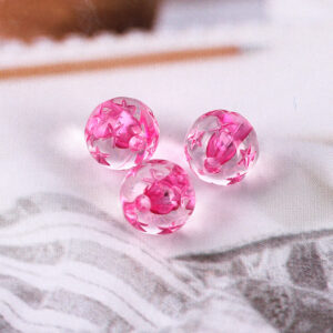 Rose red / Size about 9.7×9.3mm/aperture about 2.1mm