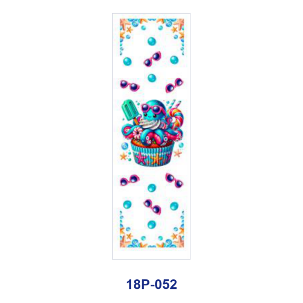 oly-4eda90e65862a56313fe62f781c0f709 Wholesale 2/8/16pcs UV DTF Stickers Tropical Cupcake Jungle Sea Animal Summer Patterns Pen and Bookmark Stickers