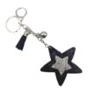 Wholesale Korean Velvet Star Keychain Bag Charm Tassel Pink Gift Accessory for Everyday Use