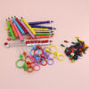 oly-4ef3db17f1beac3eaebceef6b045d3cf Wholesale Metal Keychain Pencil with Hidden Eraser for Students DIY Portable Bag Charm