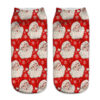 oly-4f0138d4c9b6ba6baf2892cf398e0470 Wholesale Polyester Cotton Christmas Cat 3D Printed Ankle Socks for Women Everyday Casual Wear