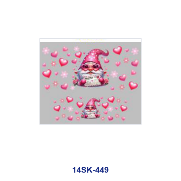 oly-4f0327b2ad8f7c5d74b875cc87c07d24 Wholesale 2/4/8pcs Pink Valentine Mini Cup Keychain Sticker
