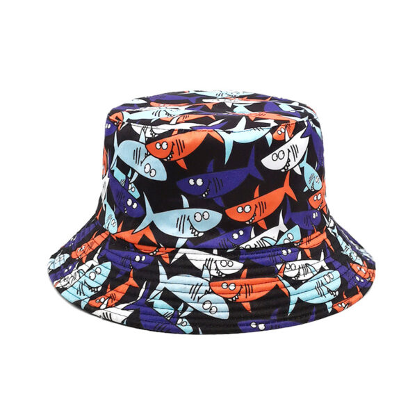 Wholesale Trendy Animal Print Double Sided Bucket Hat for Outdoor Leisure and Sun Protection