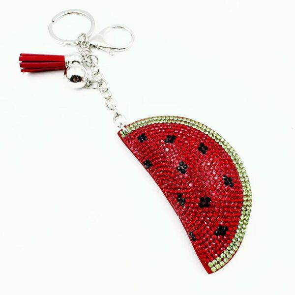 oly-4f1f0debb9a562924788d610b4b5238d Wholesale Zinc Alloy Watermelon Rhinestone Keychain Chic Boutique Resale Jewelry Accessory Gift