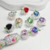 oly-4f2208a21e37b232f405b73a5b81db9e Wholesale Alloy Electroplated Irregular Dark Blue Beads for DIY Jewelry Keychain Boutique Resale