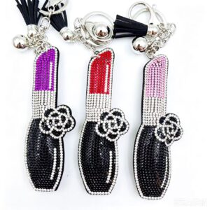 Wholesale Trendy Rhinestone Keychain Style Bag Charm Wedding Gift Accessory