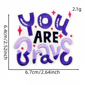 Inspirational english cloth stickers 15#