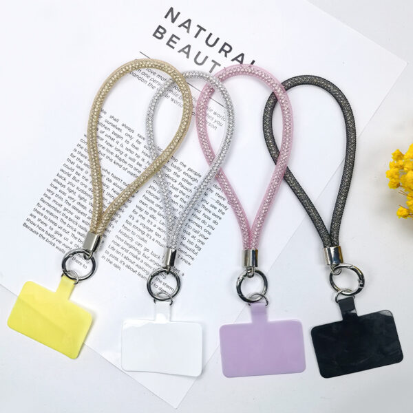 Wholesale Metal Chic Adjustable Phone Lanyard Trendy Keychain Strap for Resale