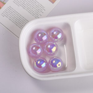 Purple 20mm ball beads