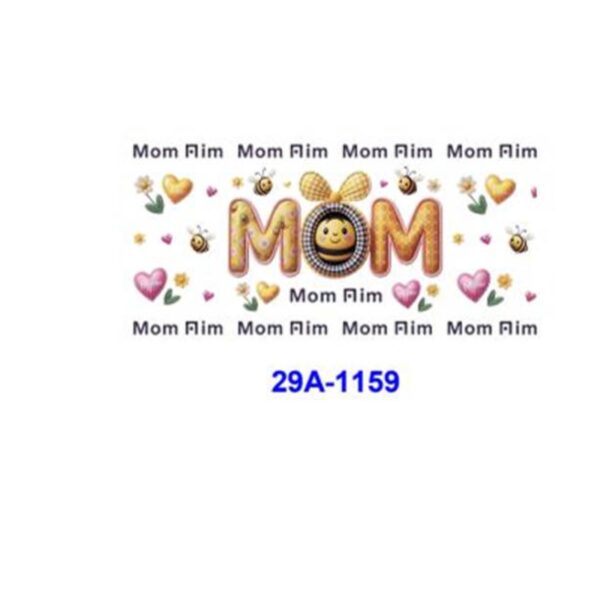 oly-4f654cc141b049df50540a9b00f08f87 Wholesale 16oz Family Letter Cartoon Series Cup UV DTF Wraps