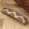 Wholesale Electroplated Alloy Western Print Hair Clip for Everyday Styling Jewelry Accessory