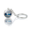 Wholesale Tree of Life Keychain Double-Sided Glass Ball Time Gem Lucky Pendant Car Key Accessory for Boutique Resale