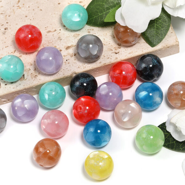 oly-4f73e347db2ce19947d637862b95be33 Wholesale Resin Glitter Love Heart Beads 16mm DIY Phone Charm Accessory