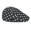 Wholesale Black Polka Dot Beret Hat Adjustable Breathable Summer Fashion Accessory