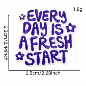 Inspirational english cloth sticker 19#