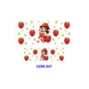 Wholesale 2/4/8pcs Colorful Cute Girl Mini Keychain Sticker