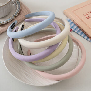 oly-50106d578a948cda1284679edb83d782 Wholesale Korean Style Dopamine Hair Hoop Narrow Sponge Headband Fashion Hair Accessory Boutique Resale