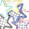 oly-502259d0c78aebf5711fb681cee94c17 Wholesale Trendy Five pointed Star Embroidered Patch Glitter Polyester Hot Melt Adhesive 8 Colors DIY Accessory for Shoes Hats Bags