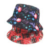 oly-5030f67e66989bc0f3a69f0d63713684 Wholesale Christmas Santa Snowman Snowflake Print Fisherman Hat, Fashion Accessory Gift for Party