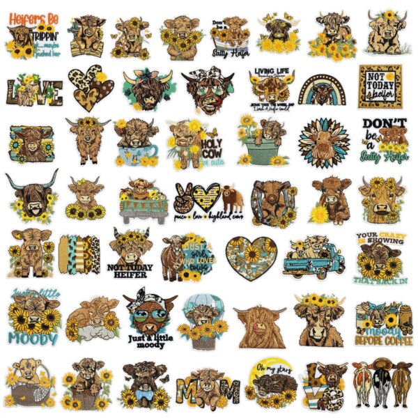 Wholesale Trendy Yak Embroidery Patch for Bags Clothing Iron On Resale