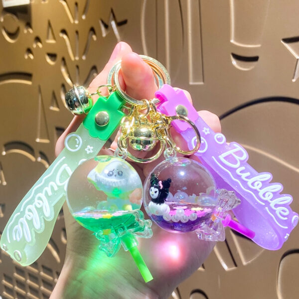 oly-505e307095a6b9bd06b081c1564413f0 Wholesale Oil Lollipop Acrylic Keychain Bag Charm Cute Cartoon Pendant Gift for Resale