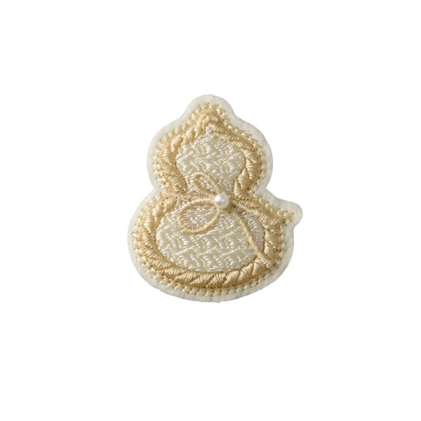 oly-505e683dbff9203e7bbc6061e36c5213 Wholesale Hollow Embroidered Polyester Patch - Orange Lollipop Design - Casual Accessory for Bags, Towels, Clothing