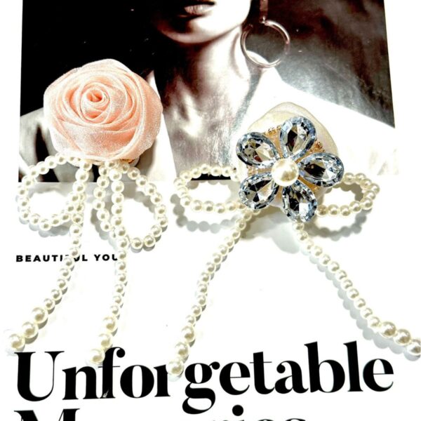 Wholesale Trendy Crystal Flower Beaded DIY Car Hanging Charm Resin Accessory for Keychain or Pen