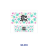 Wholesale 8pcs Hand Drawn Cartoon Figure Bow Floral Maternal Slogan Peace Sign Decor Mini Cup Keychain Sticker OLY Exclusive