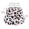 Wholesale Musical Note Printed Bucket Hat for Women Sun Protection Fashion Accessory