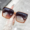 Wholesale Modern Large Frame Sunglasses Square Rivets UV400 Summer Driving for Women Men Fashion Accessory
