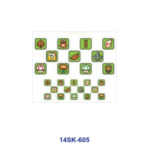 14SK-605 / 8pcs / 9cm