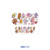Wholesale 8pcs Cute Bear Mini Cup Keychain Sticker