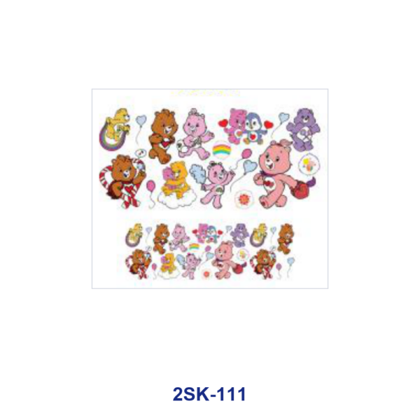 Wholesale 8pcs Cute Bear Mini Cup Keychain Sticker
