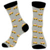 Wholesale Trendy Street Pattern Mid-Calf Cotton Socks Casual Unisex Everyday Wear