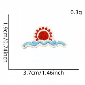 Ocean series cloth patch 1#