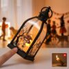 Wholesale Halloween Decorative Candle Lamp Plastic Witch Pattern Party Home Decoration