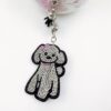Wholesale Rhinestone Dog Keychain Cute Cartoon Bag Charm Trendy Jewelry Accessory