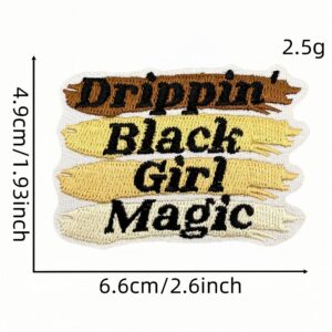 Black girl applique 9#