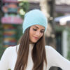 oly-513bae72d763aeb70c64d710e4671b0e Wholesale Fashion Knitted Beanie with Long Rabbit Hair, Khaki, Warm Winter Hat for Boutique Resale