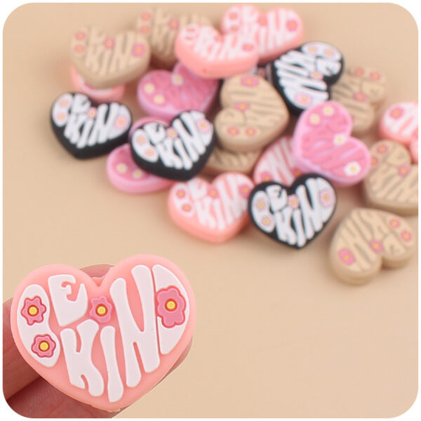 Wholesale Boutique Cartoon Love Heart Silicone Baby Teether Teething Accessory