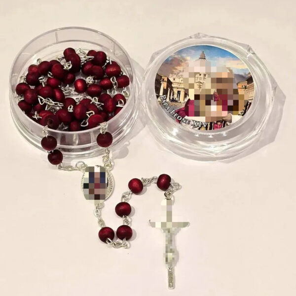 oly-515070101d1e5e7714b01f25ca07f2b3 Wholesale Wooden Cross Rosary Necklace Ball Chain Pendant Trendy Jewelry Accessory