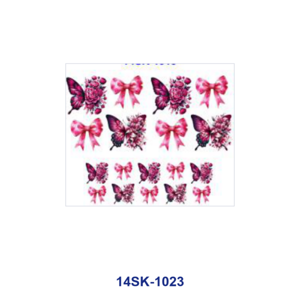 Wholesale 2/4/8pcs Watercolor Butterfly Rose Floral Print Mini Cup Keychain Sticker