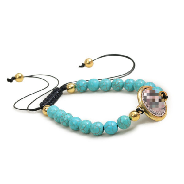 Wholesale Saint Prayer Bead Turquoise Bracelet Unisex Fashion Accessory Gift
