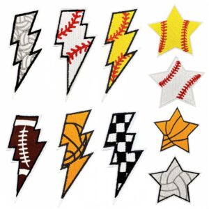 oly-51beff3523429ad71fc81815a20400cc Wholesale Embroidered Sports Patches with Star and Ball Designs Iron On DIY Fashion Accessory