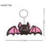 Wholesale Metal Pink Bat Keychain Decorative Gift for Everyday Use