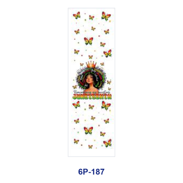 Wholesale 2/8/16pcs UV DTF Stickers Juneteenth Black Culture Leopard Butterfly Nurse Print Pen and Bookmark Stickers