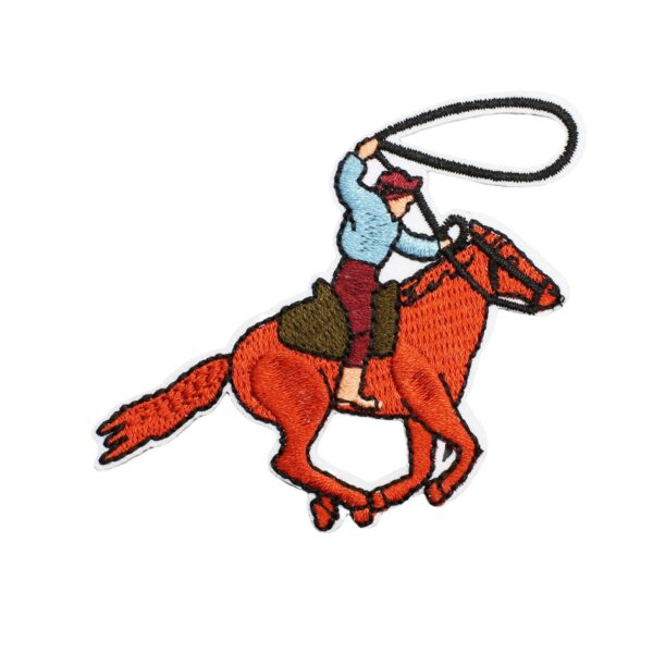 oly-51f0a11feacdb8568aef4cab46e0bed2 Wholesale Western Cowboy Embroidered Patches - 52 Pieces Horse & Pistol Design - Polyester Thread Decorative Accents for Clothing